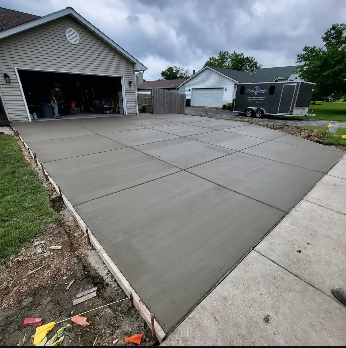 Custom paver driveway by Roman Brothers Landscaping — Southeast Wisconsin