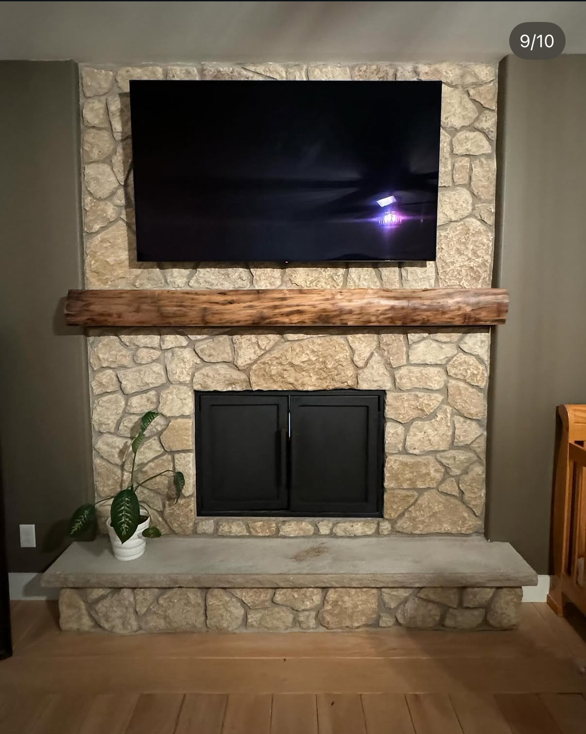 Custom fireplace installation by Roman Brothers Landscaping — Southeast Wisconsin