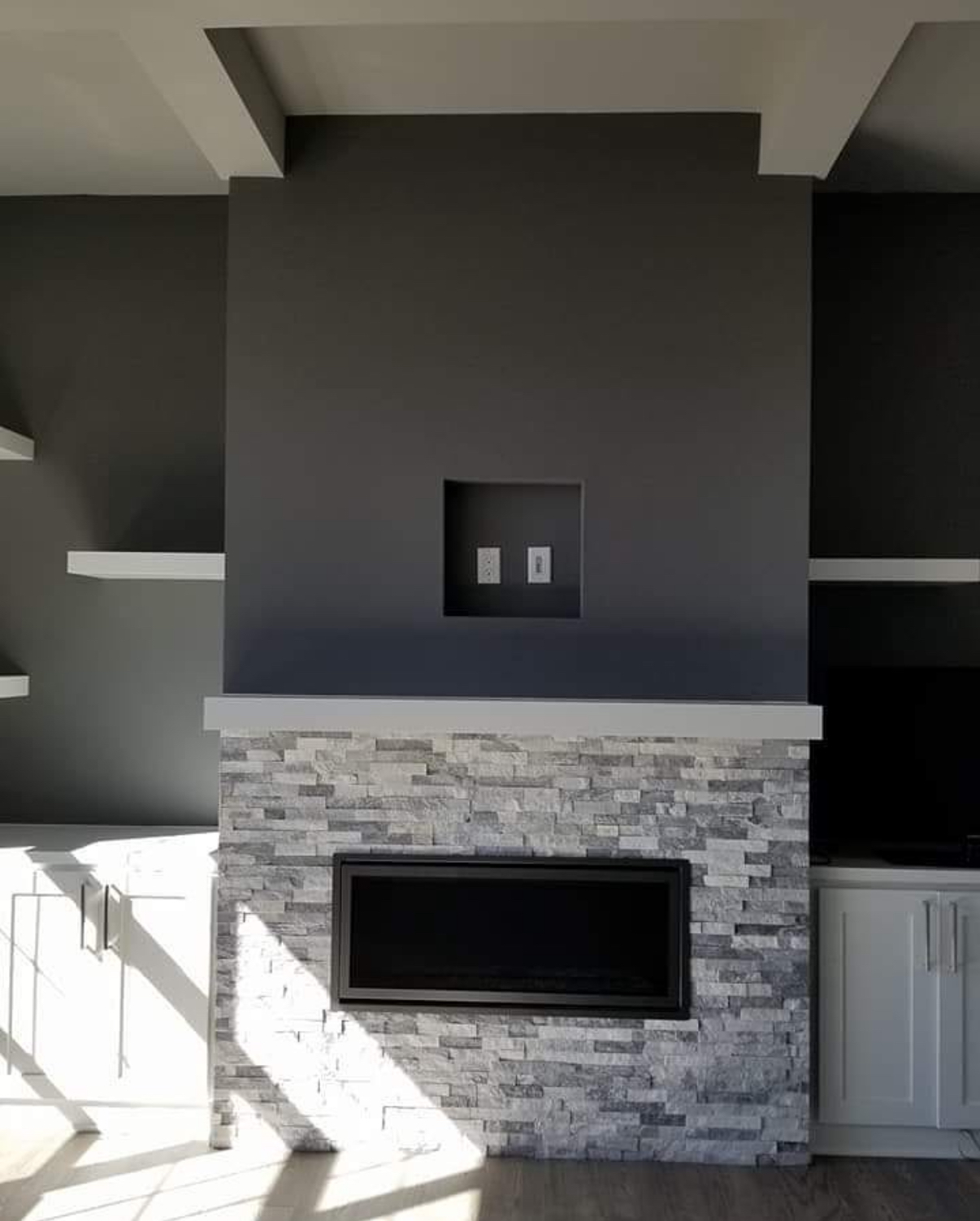 Custom fireplace installation by Roman Brothers Landscaping — Southeast Wisconsin
