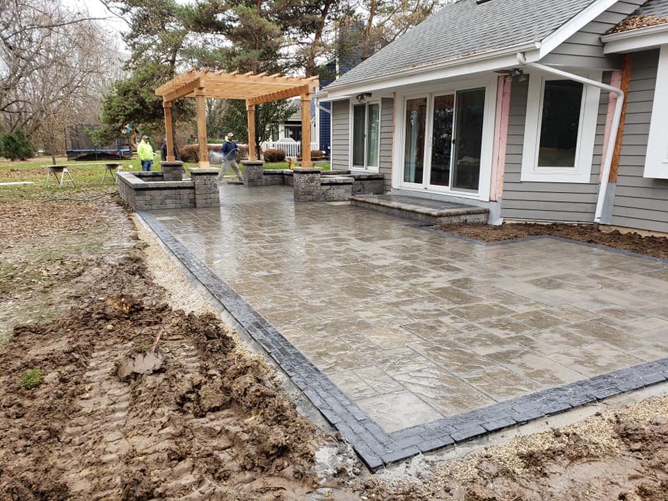 Custom bespoke hardscape by Roman Brothers Landscaping — Southeast Wisconsin