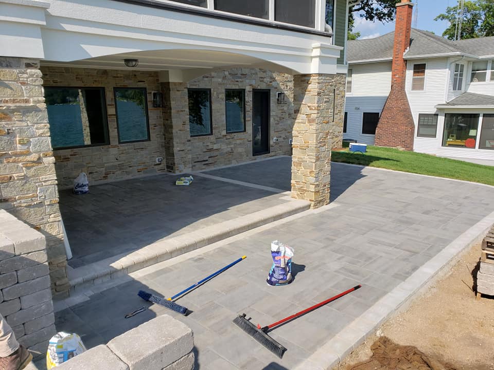 Custom artisan patio work by Roman Brothers Landscaping — Southeast Wisconsin
