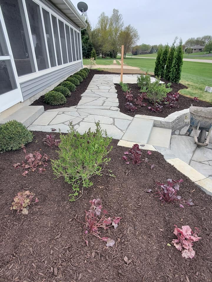 Custom beautiful custom patio by Roman Brothers Landscaping — Southeast Wisconsin