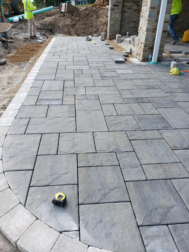 Custom paver design by Roman Brothers Landscaping — Southeast Wisconsin