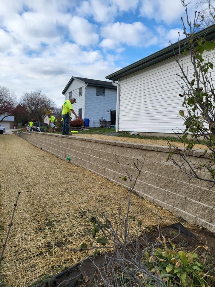 Custom retaining wall by Roman Brothers Landscaping — Southeast Wisconsin