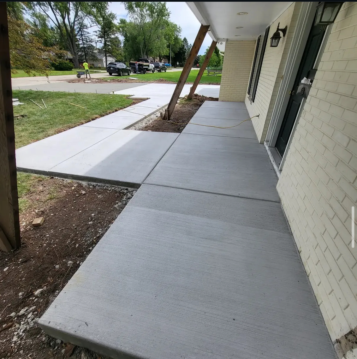 Custom stone walkway by Roman Brothers Landscaping — Southeast Wisconsin